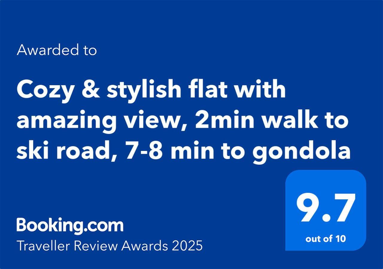 Cozy & Stylish Flat With Amazing View, 2Min Walk To Ski Road, 7-8 Min To Gondola Bansko Dış mekan fotoğraf
